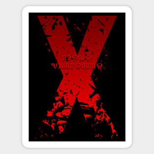 Red X Sticker